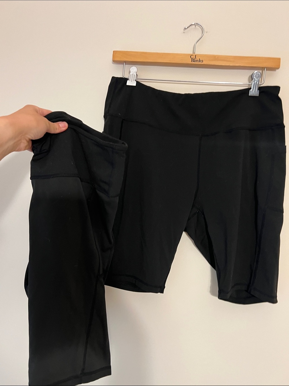 2 pairs of Black Women’s Athletic Bike Shorts